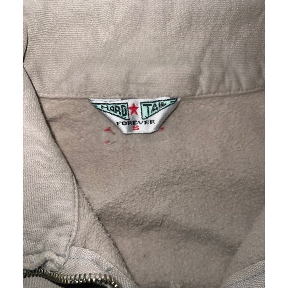 Hard tail tan  active/ athleisure long sleeve zipper hooded sz s - Picture 6 of 7